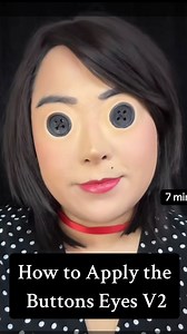 Paulina on Instagram: "Just realized I’ve never posted the tutorial on here! 😆 Button eye silicone prosthetics available in my shop! Products Used: Prosaide glue Acetone Ben Nye Neutral Set Powder Any liquid Foundation Any Concealer Skin Illustrator Alcohol Palette •••••••••••••••••••••••••••••• #coraline #sfx #sfxmakeup #halloweenmakeup #halloween #othermother #sfxmakeuptutorial"