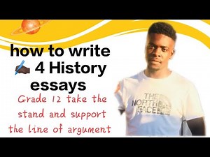 How to write history essay correctly Grade 12 (Study tips)
