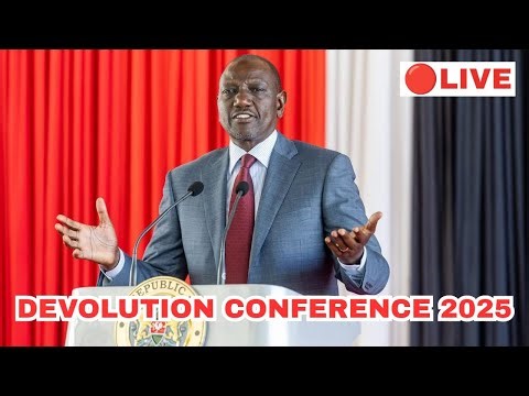 Live: Pres.Ruto attends the Official Opening of the devolution conference 2025 in Homabay County