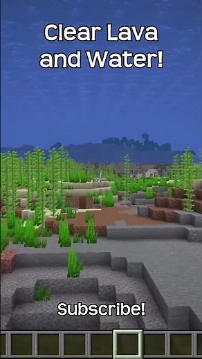 With This Resource Pack You Can See Clearly Underwater And In Lava In Minecraft!