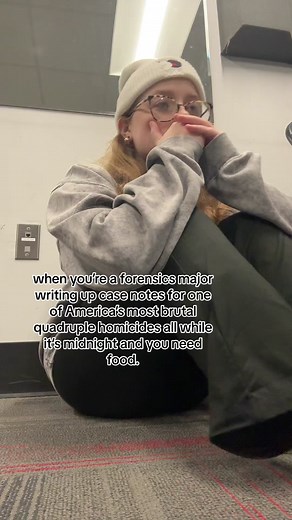 Nighttime Forensic Science Case Notes Writing Session