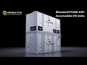 Bitmain DCTANK AW1 | 120kW Air-Cooled Container | 376U Rack Space
