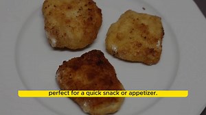 Air Fryer Chicken Schnitzel Bites with Honey Mus