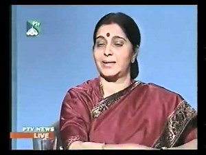 PTV Interview with Smt. Sushma Swaraj: 8.03.2002