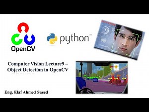 Computer Vision Lecture 9 – Object Detection in OpenCV
