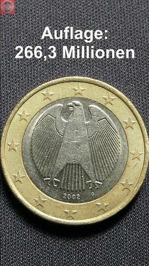 Wertvolle Fehlprägung oder nicht ? - 1 Euro Münze "Wachsamer Adler" aus Deutschland | #shorts