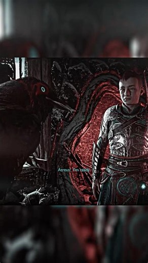 ☠️Odin Take’s Atreus in Asgard (4k edit ). #godofwar #short #gaming #gow #odin #atreus