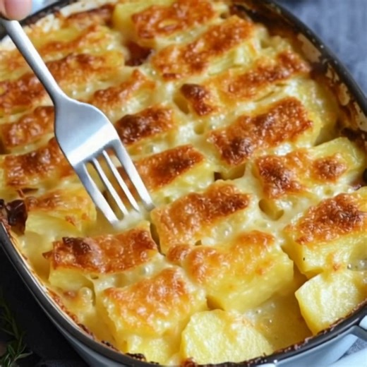 Ch’tiflette au Maroilles (sans alcool) Ingrédients : 1. 1,3 kg de pommes de terre (variétés Charlotte ou Roseval) 2. 300 g d’oignons (2 à 3 selon la taille) 3. 2 gousses d’ail 4. 200 g de lardons fumés 5. 400 g de Maroilles (en conservant la croûte) 6. 150 g de crème fraîche épaisse 7. 12 cl de bouillon de légumes ou de poulet 8. Une pincée de noix de muscade 9. Sel, poivre 10. Beurre pour le plat Préparation : 1. Cuisson des pommes de terre : 1.1. Épluchez les pommes de terre et coupez-les en r
