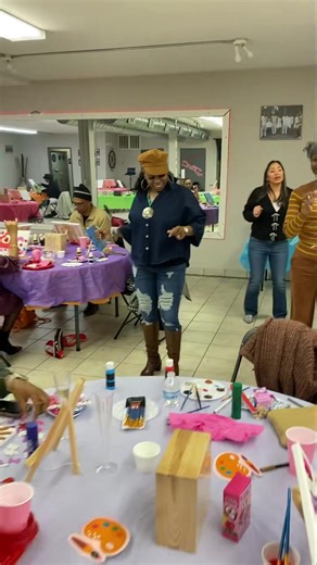 Soul Line Dance Break at the Smooth Grooves Soulful Sip & Paint. | Smooth Grooves