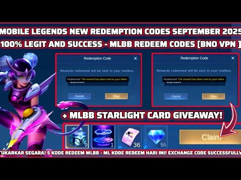 Mobile Legends Redeem Codes September 8, 2025 - MLBB Redeem Codes Still Working [Redeem Now!]
