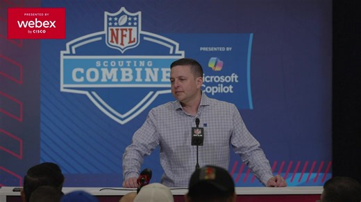 LIVE: Eliot Wolf from the NFL Combine | New England Patriots