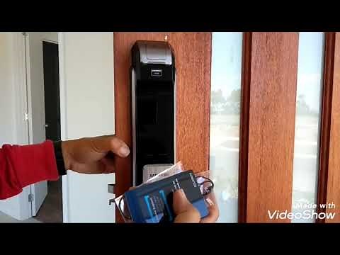 Samsung SHS-P718 Smart Lock - How to register