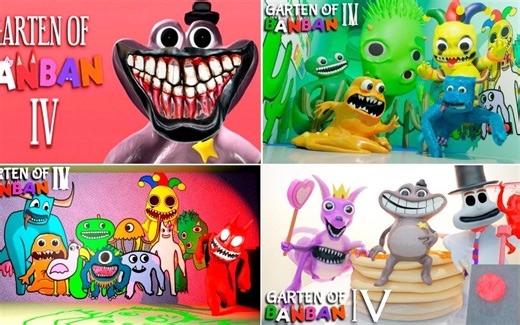 Garten of Banban 4 - ALL Bosses _ ENDING (Full Gameplay)