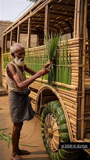 Engineer fail Desi karigar pass! Bamboo bus ne jeet liya sabka dil ai# jesus #yeshu #emotionalstory