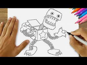 How to Draw Boxy Boo Easy | Step by Step Project Playtime Drawing Tutorial