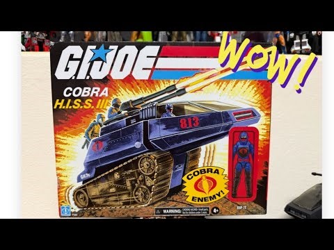 GI Joe Retro Collection Cobra HISS III with Rip It action figure!