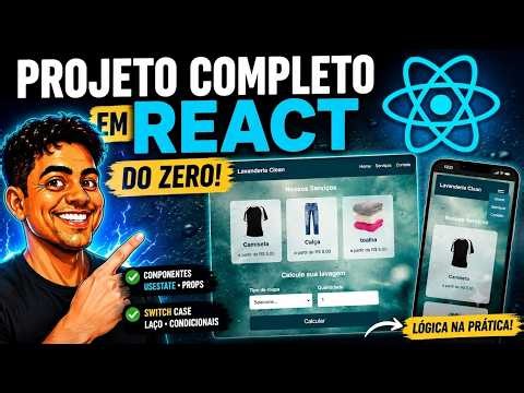 How to Create a Complete Project in React | Components, Props, useState, and Logic in Practice