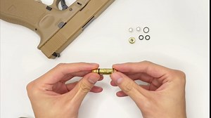 9mm Laser Training Cartridge with Built in Snap Cap for Dry Fire Training Cartridge with 2 Sets of Batteries and 2 Back Cap