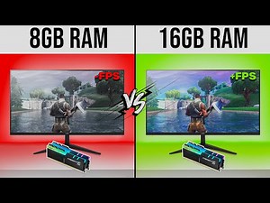 8GB RAM VS 16GB RAM | is 8GB of RAM Enough For Fortnite | Fortnite Performance Test