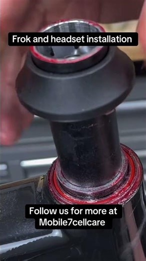 Frok and headset installation #mobile7cellcare #cycling #hile #mtbcycling #mtb #extremesport #learn