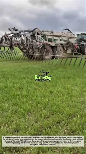 Amazing, Massive Slurry Spreader Machine in Action! Modern Farming Technology That Amazes
