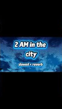 2AM IN THE CITY | Neon Late Night Pop Anthem #midnight