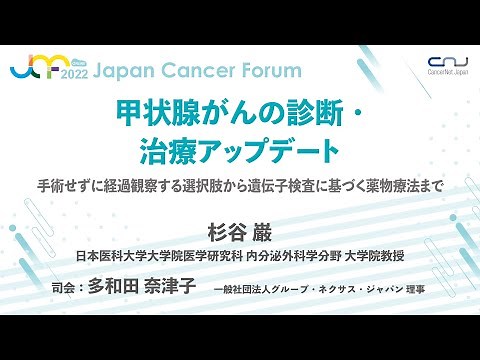 【JCF2022】甲状腺がんの診断・治療アップデート