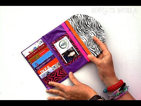 How to Make a Duct Tape Ladies Wallet | Sophie's World