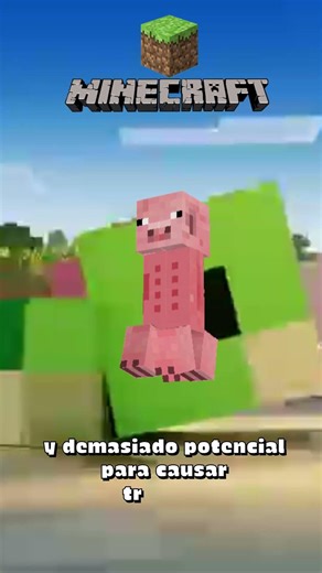 🔥 EL CREEPER DE MINECRAFT NACIÓ POR ERROR 😱 #minecraft #nintendo #videojuegos