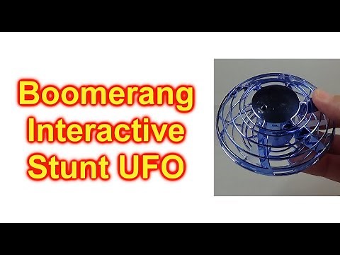 The Original Boomerang Interactive Stunt UFO Small One Unboxing
