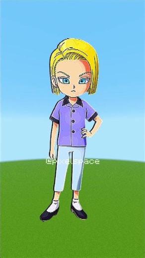 Saiyan Battle Energy in Pixel Art | Android 18, Videl, Bulma & Vegeta