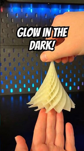 3D Printed Glow in the Dark Christmas Tree #3dprinting
