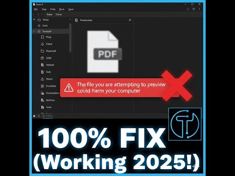 Finally Fixed! PDF Preview Failure in Windows Explorer (Working Solution 2025)