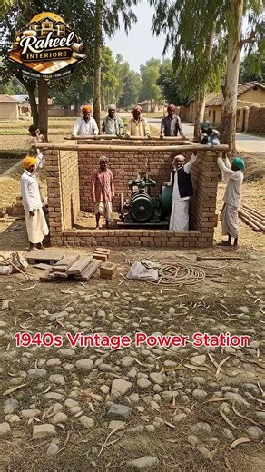 1945 Village Life Installing the First Vintage Diesel Generator 🏗️
