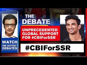 Unprecedented Global Support For #CBIForSSR | Arnab Goswami Debates