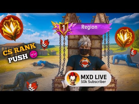 🔴MXD IS LIVE👑PLAYING WITH SUBSCRIBERS❤️ CS RANK PUSH 😊 Garena Freefire || 🎯#shortslive #freefirelive