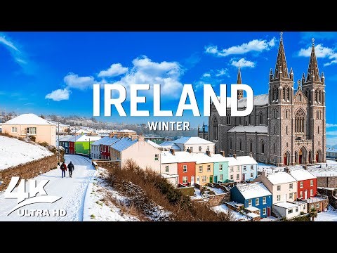 Ireland Winter 4K ❄️ Discover Wild Coastlines, Misty Mountains & Magical Celtic Landscapes