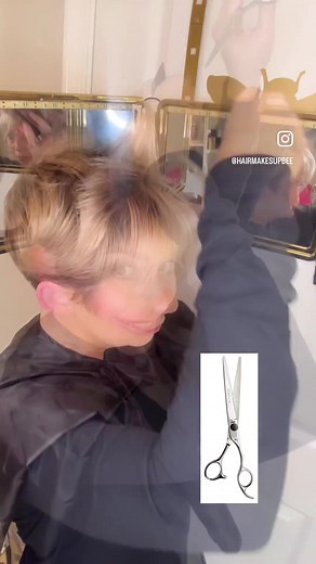 Do you know what time it is?! IT’S HAIRCUT TIIIME!💇 Nape shaved with guards 4-6. If you get clipper happy like I do, section off the hair you plan to leave longer so you don’t shave too high with your short guard. These Velcro grips are the 💣 Blended the back up with thinning shears and trimmed the top with scissors. Razored off my neck hairs with my feather razor; then used the @kenzzi IPL Handheld Permanent Hair Remover in hopes of eventually eliminating my neck hair growth. #diyhaircut #diy