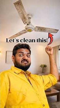 I Cleaned The DIRTIEST Ceiling Fan!!