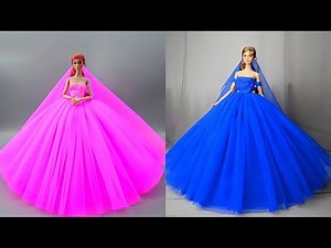 Barbie Doll Makeover Transformation ~ DIY Miniature Ideas for Barbie ~ Wig, Dress, Faceup, and More!
