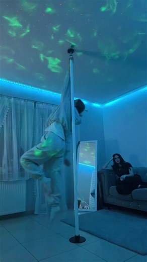 why is she looking at me like that? #poledance #ballerina #fyp | pole dancing