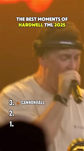 BANGERS TOP 3 HARDWELL TOMORROWLAND 2025