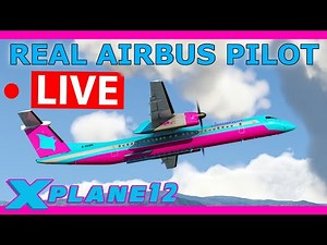 Ex Q400 Pilot Flies the Q400 Live! EGHI - LSGG XP12