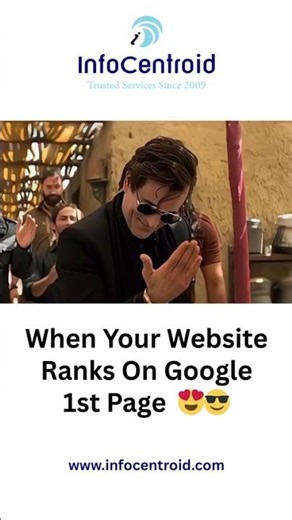 Ranking on Google’s 1st page #infocentroid #cricket #socialmediamagic