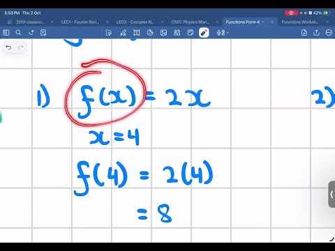 Functions - Session 4 (Composite Functions)