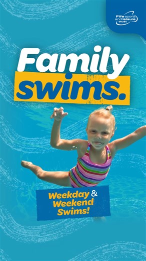 Dive in this October holiday with Family Swim time at Fife Leisure! Spend quality time with the family, where every splash tells a story💦 Visit your Fife centre and book today! Click the link below for more information: https://www.fifeleisure.org.uk/family-swim/ | East Sands Leisure Centre