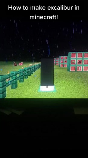 Crafting Excalibur in Minecraft Tutorial