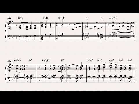 Bill Evans - Theme From Mash (transcription)