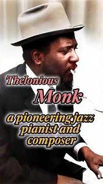 ​Thelonious Monk, a pioneering jazz pianist and composer, #music #jazz #artist