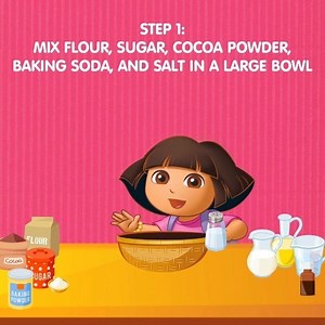 Dora’s super excited to bake with you, bring out your baker’s hat and let’s whip up a masterpiece! #CreativekyYours #HomeOkPlease #StayHomeStaySafe #DIY #MugCake #NickJr #ForYourJr | Nick Jr. India